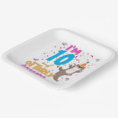 オッタートリー素晴らし誕生日ガール ペーパープレート (傾斜あり)