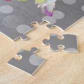 オッタードリームキャッチャーブルーイエローフローラ ジグソーパズル (側面)