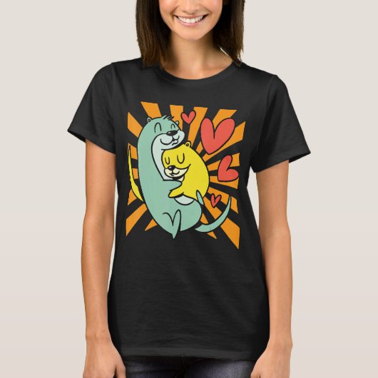 オッターハグ Tシャツ (正面)