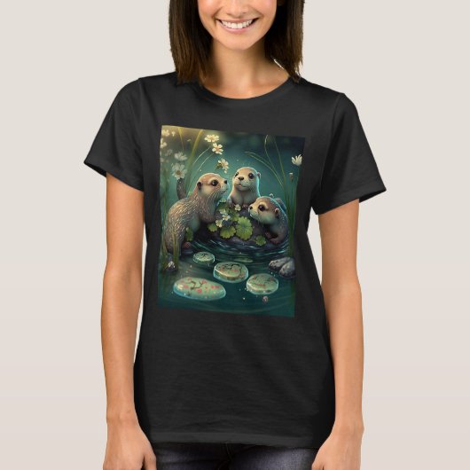 オッターパンズキュート遊オッターズ2 Tシャツ (正面)