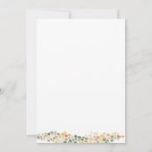 オッターファミリーベビーシャワー招待状 招待状 (裏面)