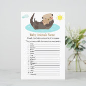 オッターベビーアニマル名ゲーム (スタンド正面)