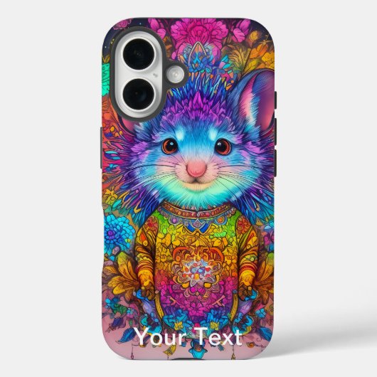 オッターボックスカラフルマウス自然と野生生物 Case-Mate iPhoneケース (裏面)