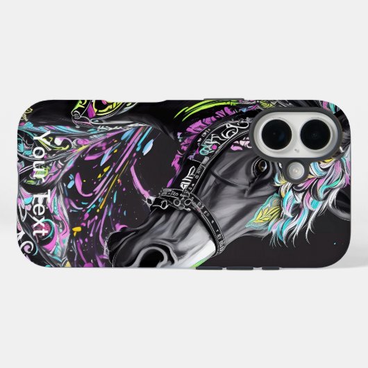 オッターボックスホースポートレート自然&野生生物 Case-Mate iPhoneケース (裏面 (横))