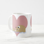 オッターラブ コーヒーマグカップ (正面左)