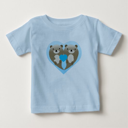 オッターラブ ベビーTシャツ (正面)