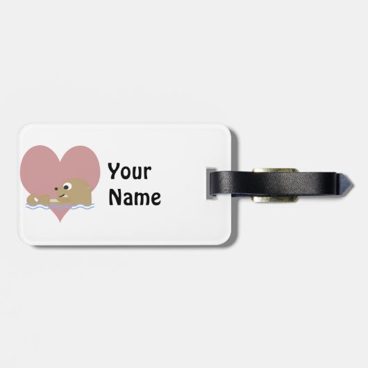 オッターラブ ラゲッジタグ (裏面横)