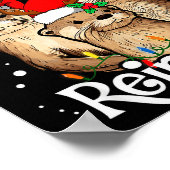 オッターリンデーアクリスマスオッターサンタエックス ポスター (角)