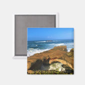 オッターロックatデビルズパンチョボウル州パーク，オレゴン マグネット (正面/裏面)