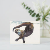 オッター勉強II -'Talisker' ポストカード (スタンド正面)