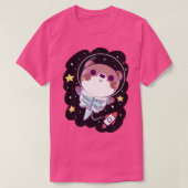 オッター宇宙 Tシャツ (デザイン正面)