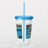 オッター絵画川 アクリルタンブラー (右)