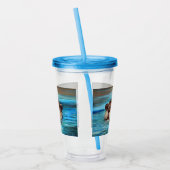 オッター絵画川 アクリルタンブラー (左)