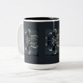 オッター美しいワイルドオッター写真 ツートーンマグカップ (正面左)