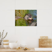 オッター食べーはエビだ ポスター (キッチン)