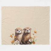 オッター フリースブランケット (正面(横))