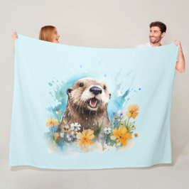 オッター フリースブランケット