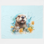 オッター フリースブランケット (正面(横))