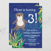 オッタ誕生日招待状 招待状 (正面/裏面)