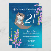 オッタ誕生日招待状 招待状 (正面/裏面)