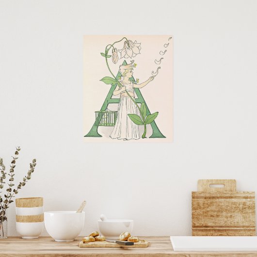 オッティリア・アデルボルグのヴィンテージイラストポスター ポスター (キッチン)