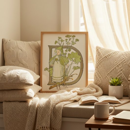 オッティリア・アデルボルグのヴィンテージイラストポスター ポスター