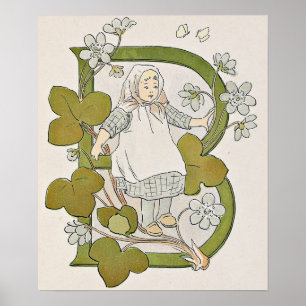 オッティリア・アデルボルグのヴィンテージイラストポスター ポスター