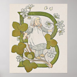 オッティリア・アデルボルグのヴィンテージ・イラストポスター ポスター