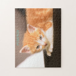 オットマンのオレンジキャット/オレンジキットン ジグソーパズル