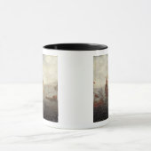 オットマンの州のBaによって並んでいる英国のゲラのフリゲート艦 マグカップ (中央)