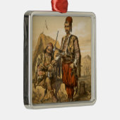 オットマンの軍隊、パブのトルコの歩兵。 によって メタルオーナメント (右)