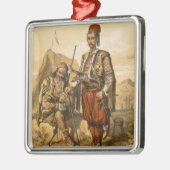 オットマンの軍隊、パブのトルコの歩兵。 によって メタルオーナメント (左)