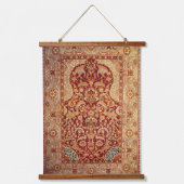 オットマンコートカーペット16世紀後半のプリント 吊り下げ型タペストリー (正面)