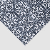 オットマントルコの青い製品のtraceryのデザイン 薄葉紙 (詳細)