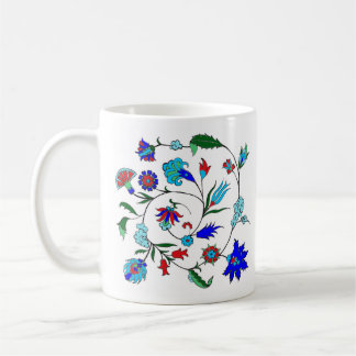 オットマン刺激を受けたな花パターンマグ コーヒーマグカップ