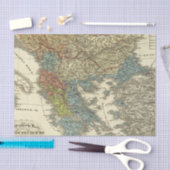 オットマン帝国の民族誌の地図 薄葉紙 (クラフト)