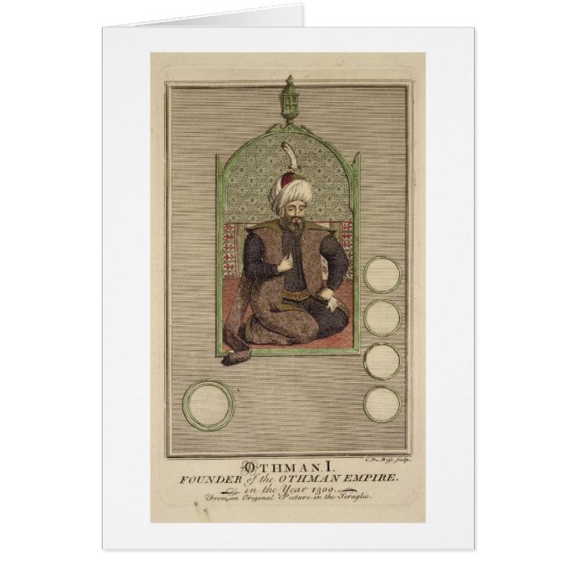 オットマン帝国のOsman Iの(1259-1326年の)創設者 (正面)