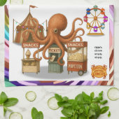 オットーのサーカススナック売店 キッチンタオル (折り畳み)