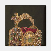 オットーの戴冠式のために作られたインペリアルクラウン マグネット (正面)