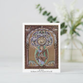 オットー三世の福音書の修士による聖ルーク。 ポストカード (スタンド正面)