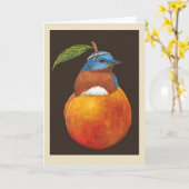 オットー東ブルーバードカード カード (黄色い花)