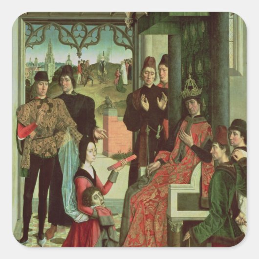 オットー皇帝の正義：火による裁判 スクエアシール (正面)