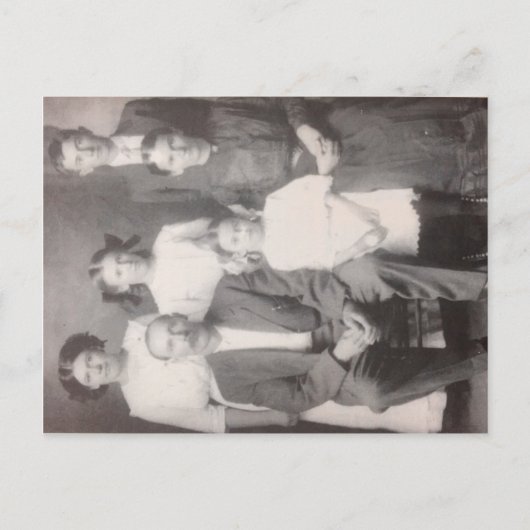 オットー・アンナ・ファビアンケ家族 ポストカード (正面)