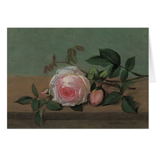 オットー・オッテセンによる棚上の静物画の花 (正面横)