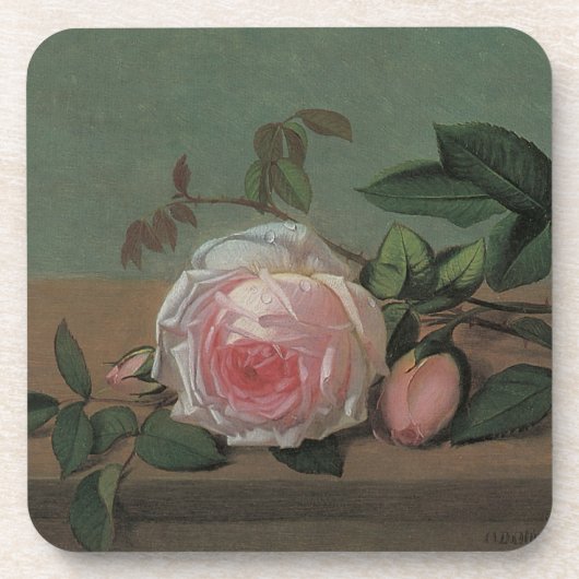 オットー・オッテセンによる棚上の静物画の花 コースター (正面)