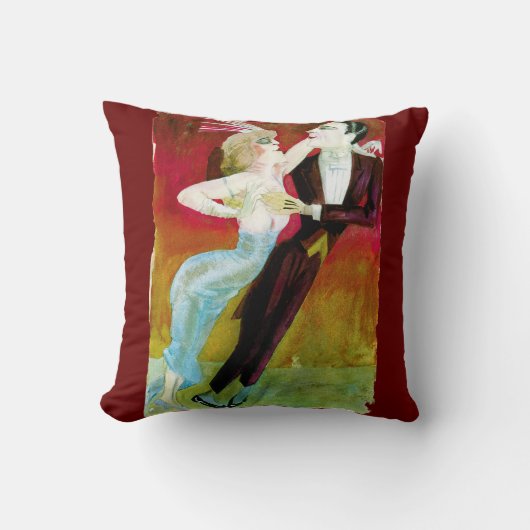 オットー・ディクス著モダンダンスのカップル クッション (正面)
