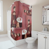 オットー・ディックスのシルヴィア・フォン・ハルデンの肖像 シャワーカーテン (インサイチュ)