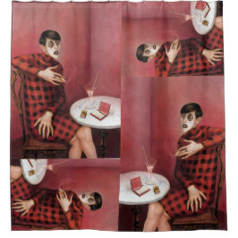 オットー・ディックスのシルヴィア・フォン・ハルデンの肖像 シャワーカーテン