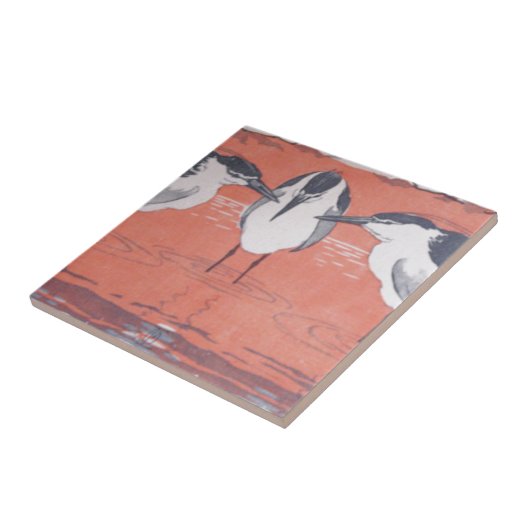 オットーEckmann著夜鷲 タイル (側面)