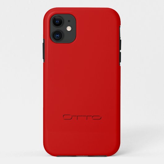 オットーiphone 5の赤の場合 Case-Mate iPhoneケース (裏面)